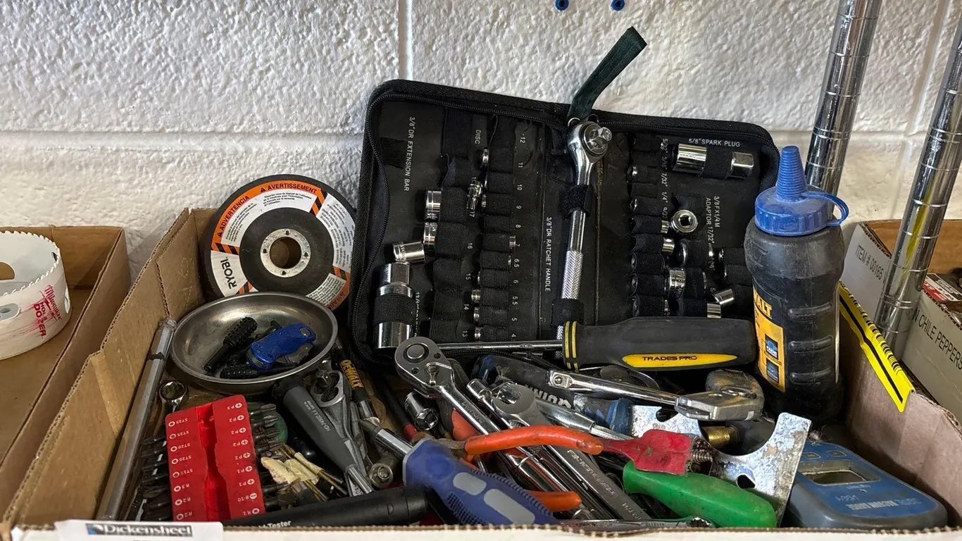 HAND TOOL BUNDLE WITH SOCKETS, RATCHETS, WRENCHES, TESTERS