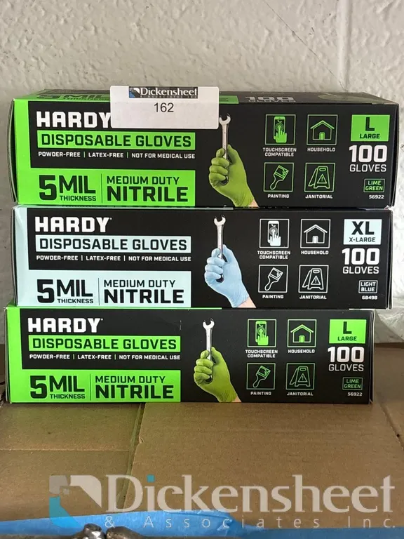 LARGE AND EXTRA LARGE NITRILE GLOVES