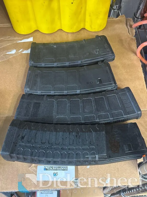 LOT OF (4) 5.56 X 45 MAGAZINES