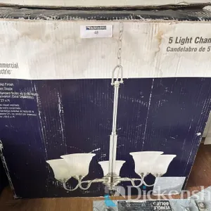 FIVE LIGHT CHANDELIER