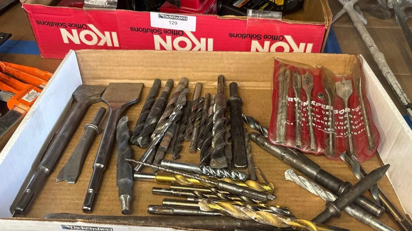 ASSORTED DRILL BITS LOT