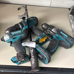 LOT WITH (3) MAKITA DRIVERS AND SIDE HANDLE