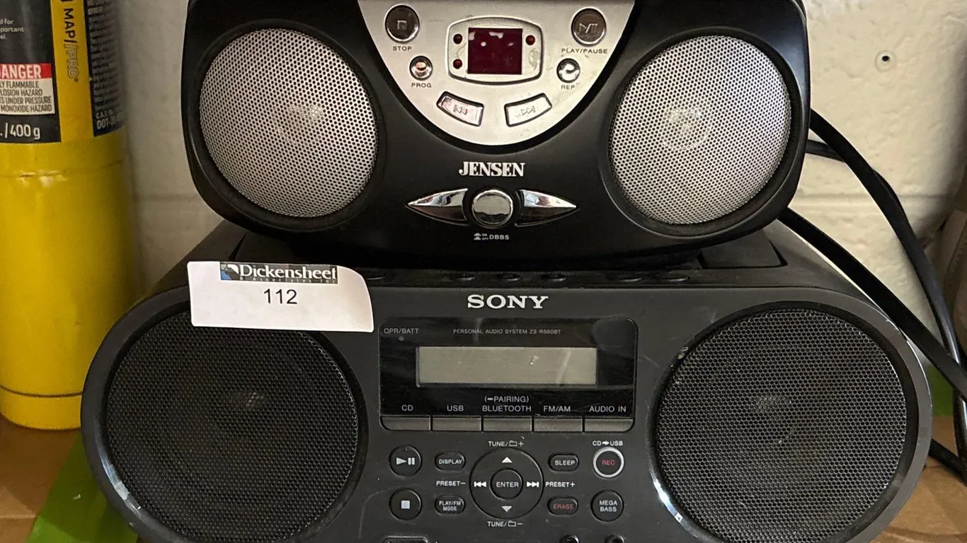 JENSEN AND SONY RADIOS