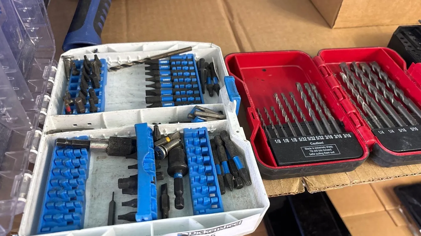 DRILL BITS AND PRECISION SCREWDRIVER SETS