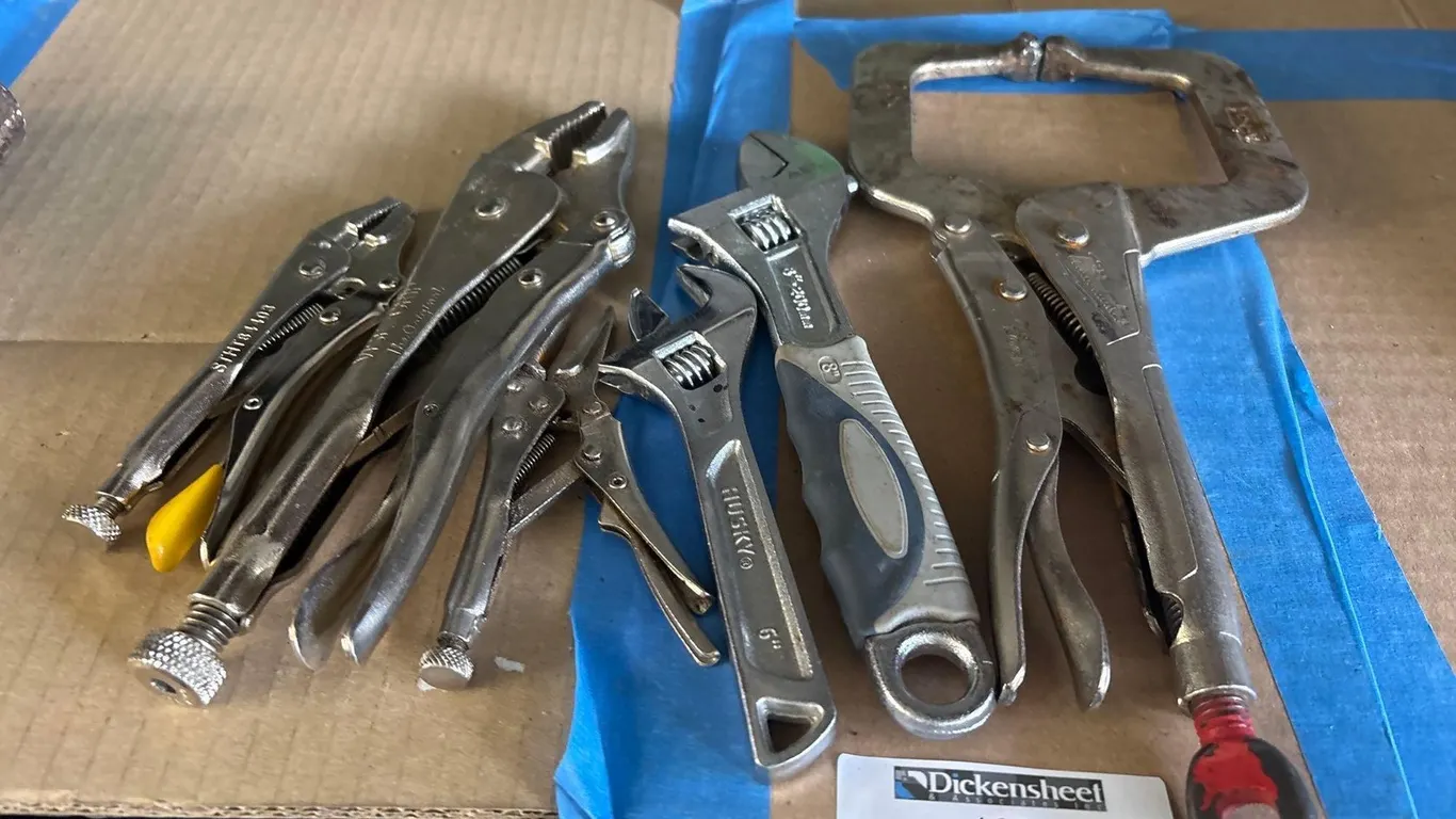 VICE GRIPS AND ADJUSTABLE WRENCHES