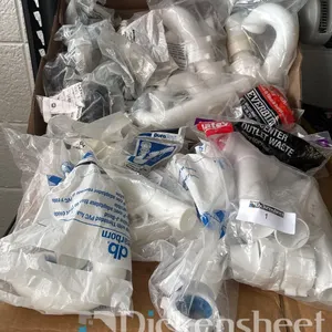 NEW PLASTIC PLUMBING DRAIN FITTINGS