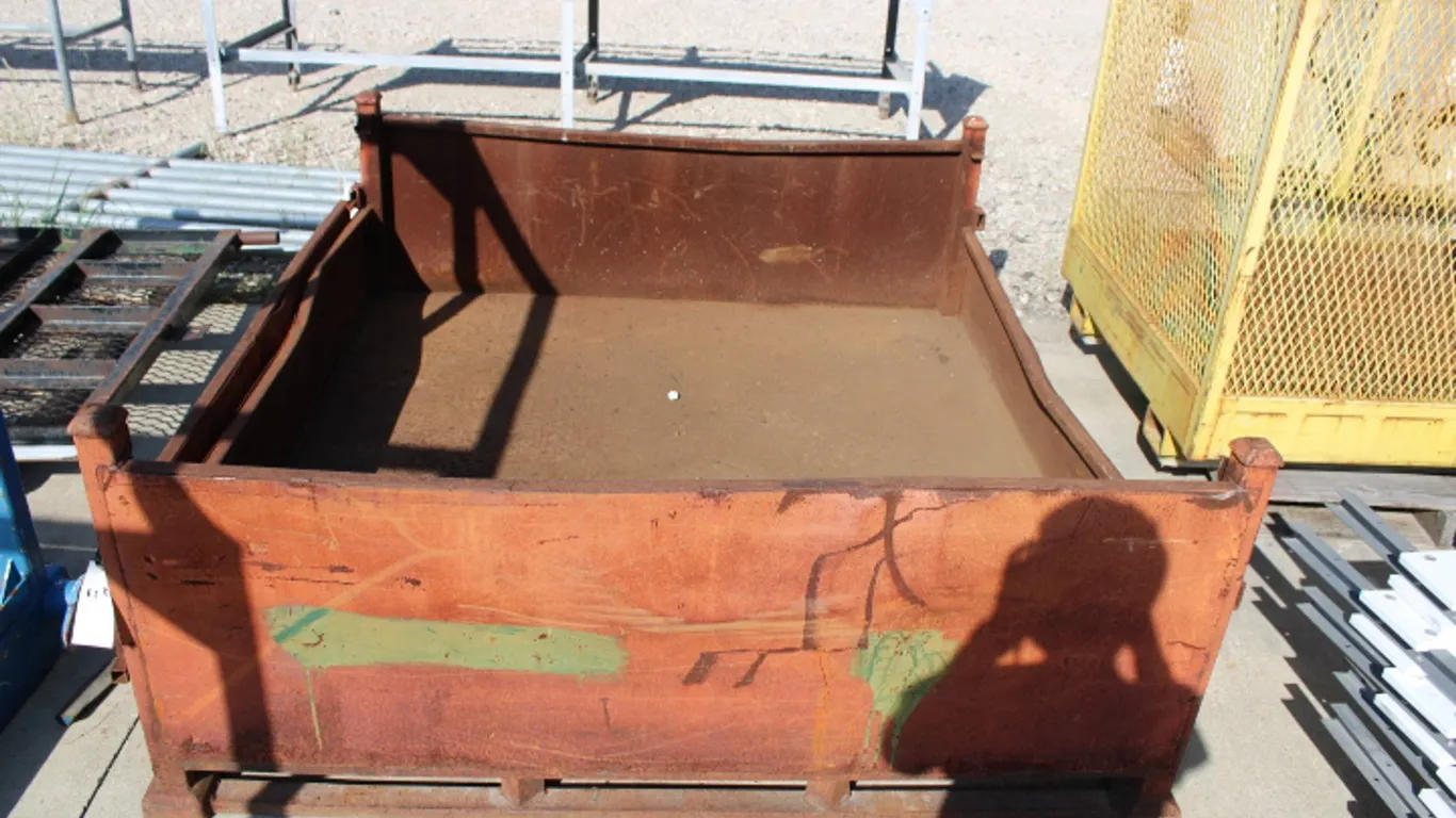 Metal Bin Scrap Container