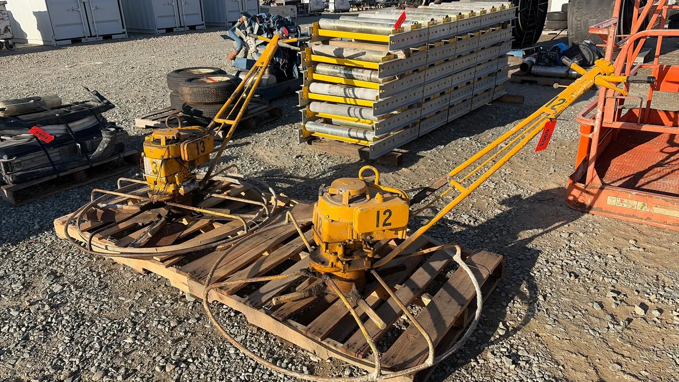 (2) Concrete Trowels