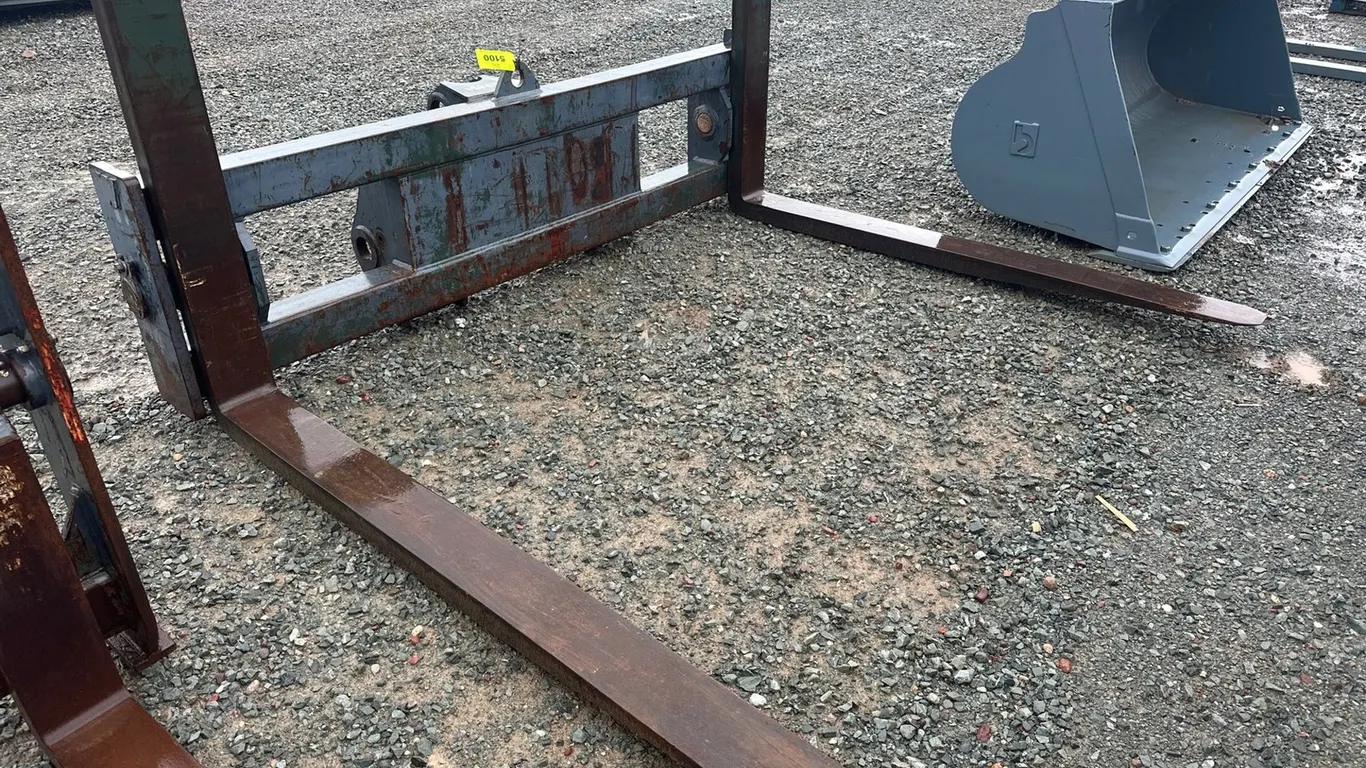 Approx 96" Wicker Machine Co. Loader Forks
