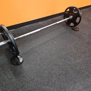 2 - 45 lbs. straight bars, (Weights not included)