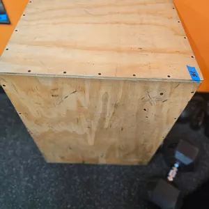Wooden play-box, 2ft wide, 29.5" high