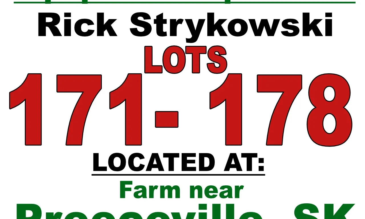 LOTS 171 - 178 Equipment Liquidation/Rick Strykowski