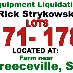 LOTS 171 - 178 Equipment Liquidation/Rick Strykowski