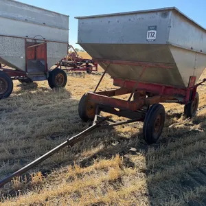 150 Bushel Hopper Grain Tank on 4 whl trailer