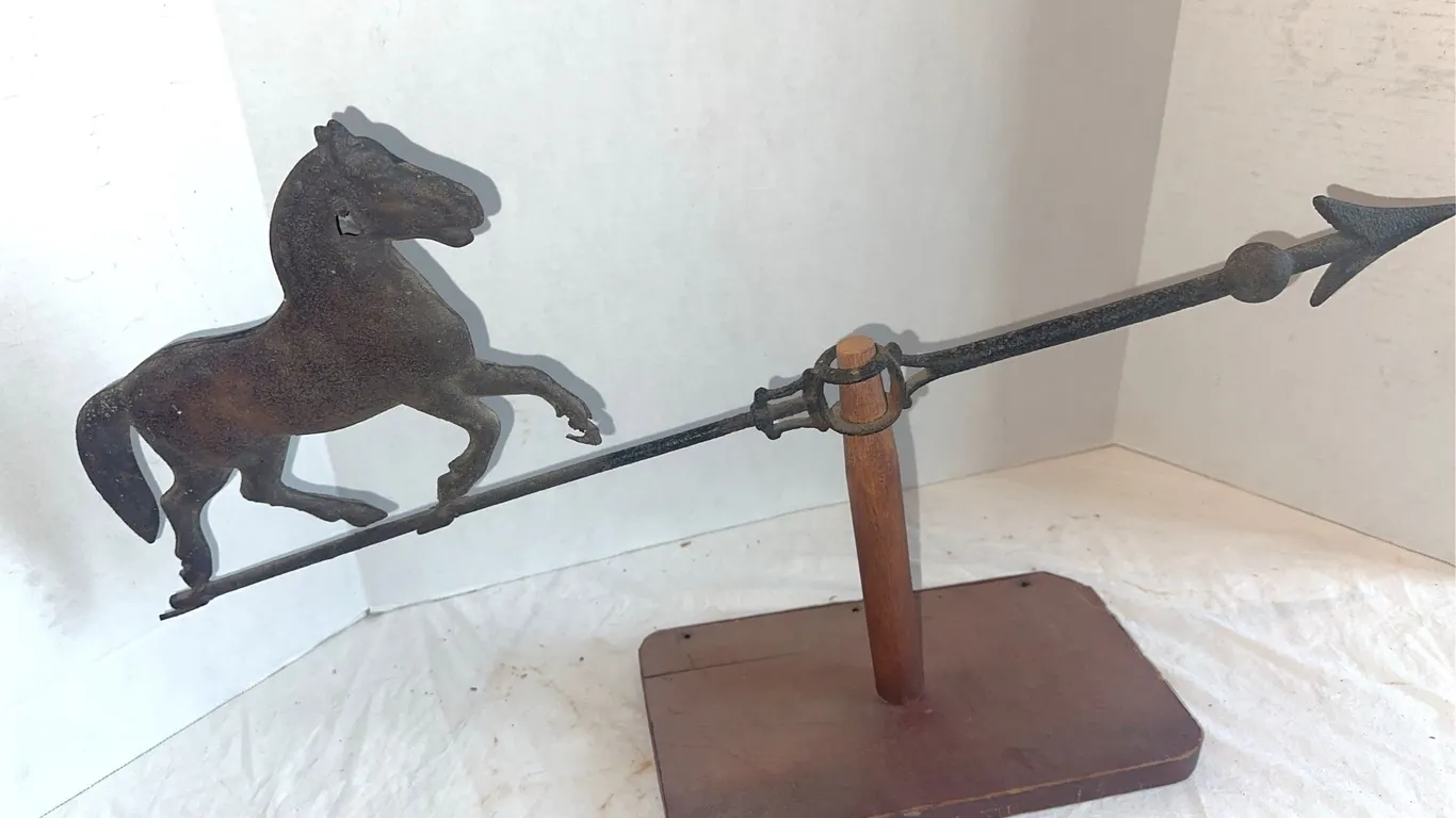 Vintage horse weathervane