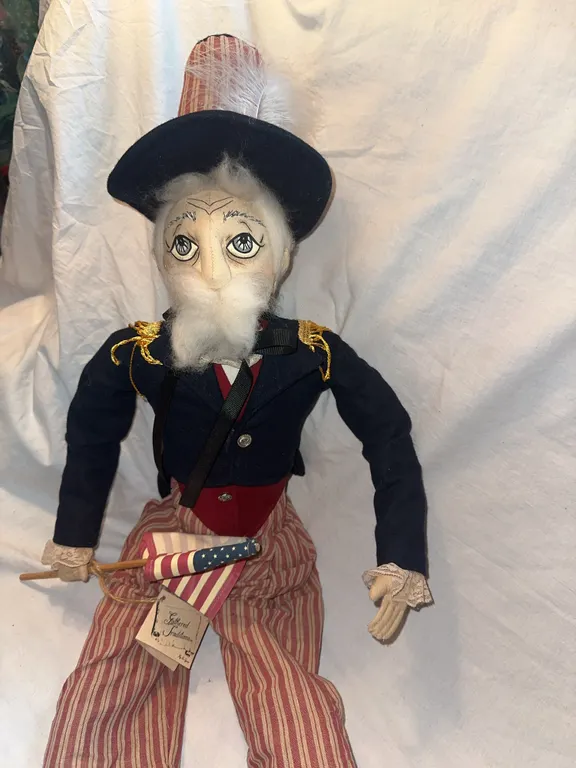 Rare Joe Spencer Uncle Sam doll-artisan