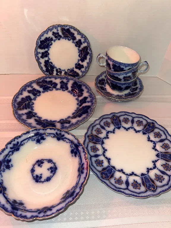 Antique Flow Blue china – Johnson Brothers
