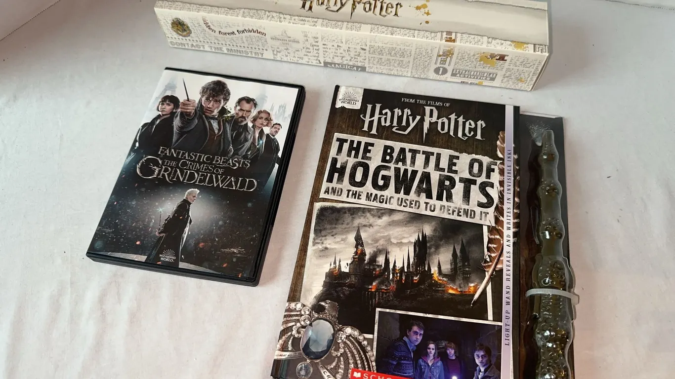 Harry Potter - 2 wands + 1 DVD