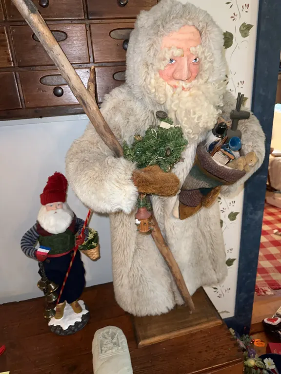 Large artisan Santa and more