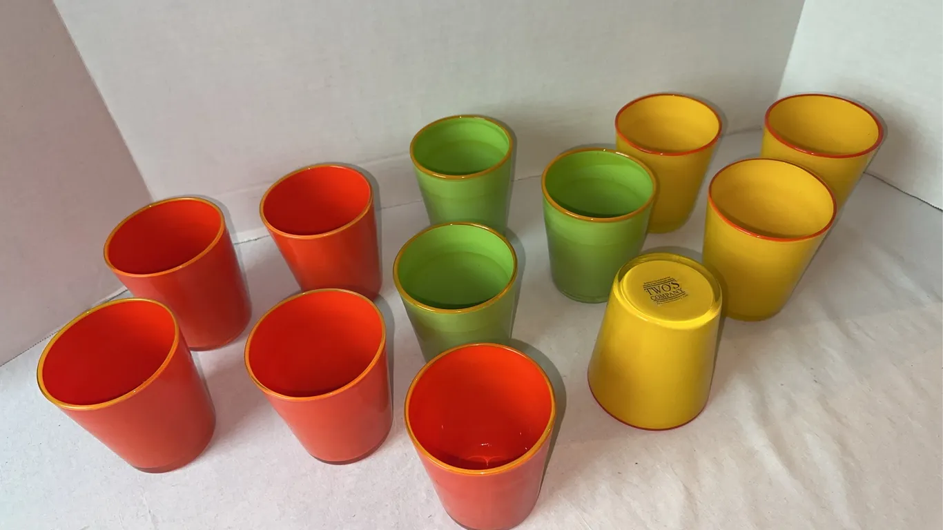 Colorful modern glasses