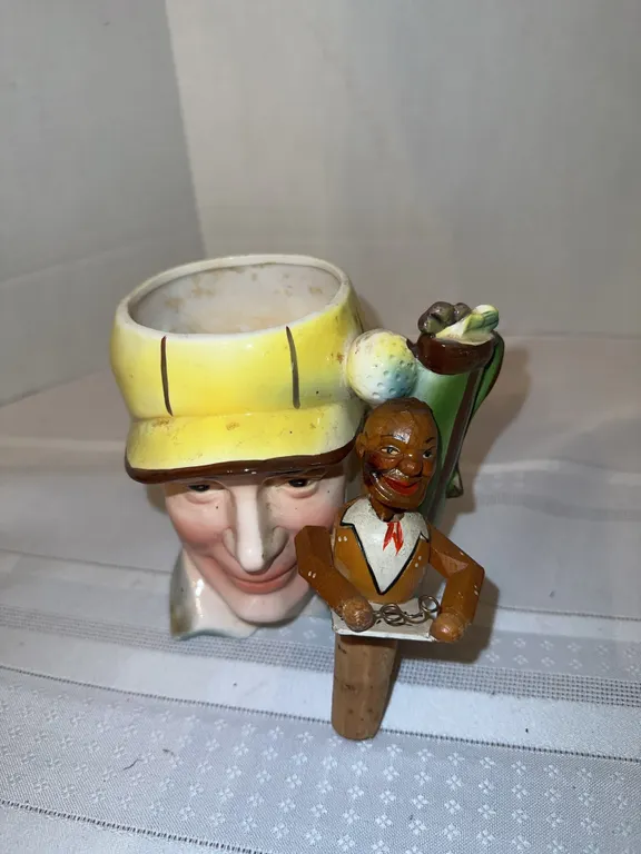 Vintage RELPO planter – golfer, etc.