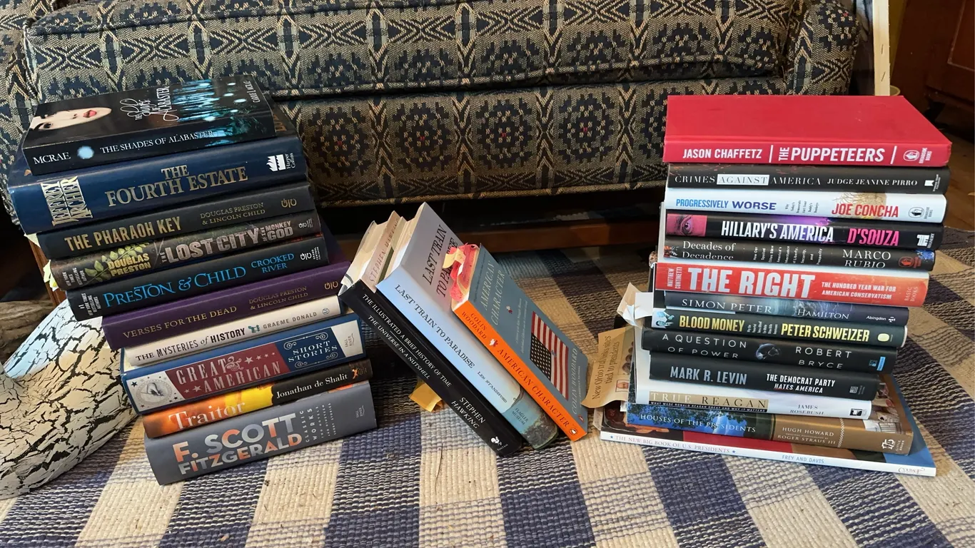 Hardback books - politics and more