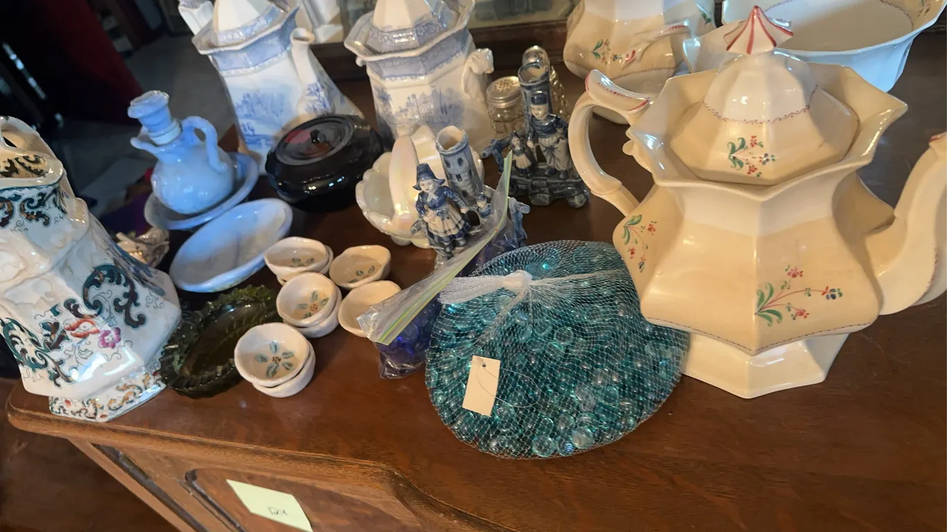 Vintage and antique china, etc.