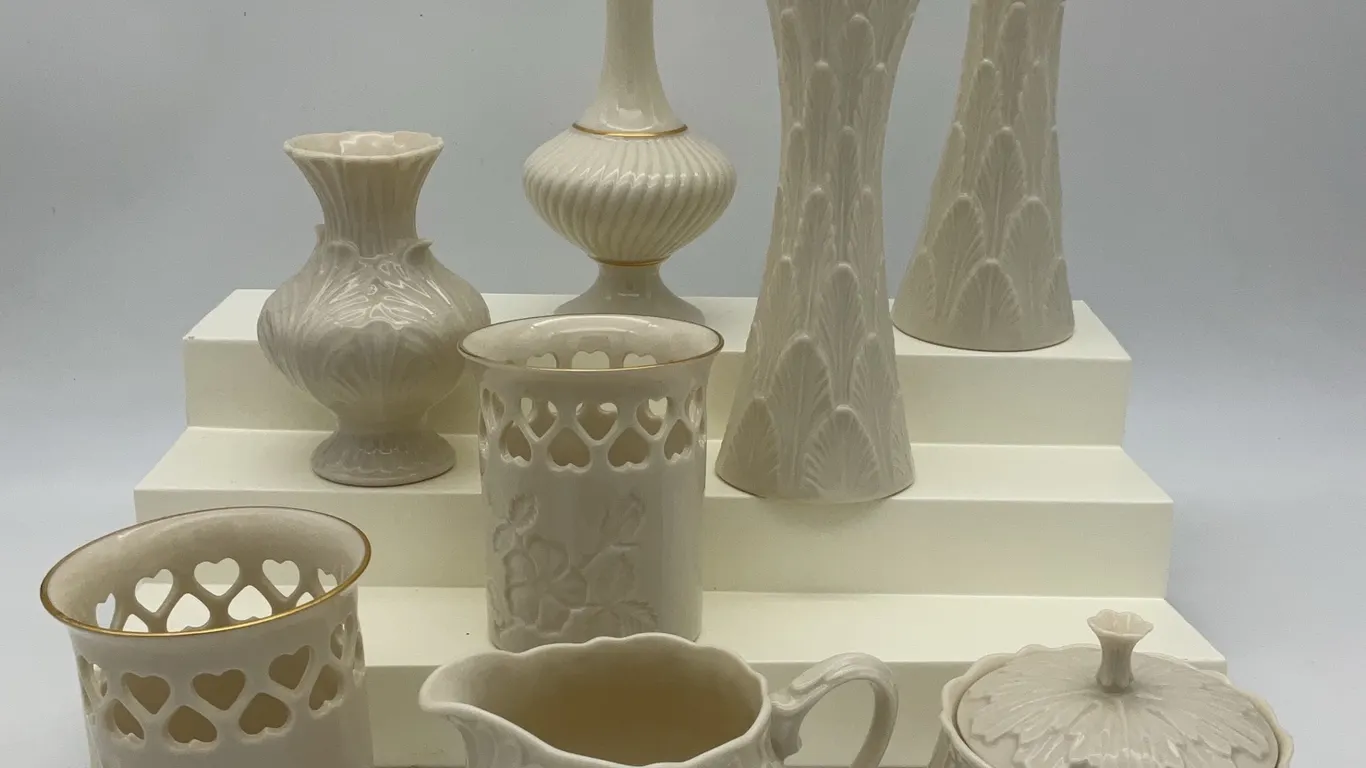 Lenox Fine China Accessory Pieces, Includes Vases, Salt Shaker & Pepper Mill & Creamer & Sugar Bowl