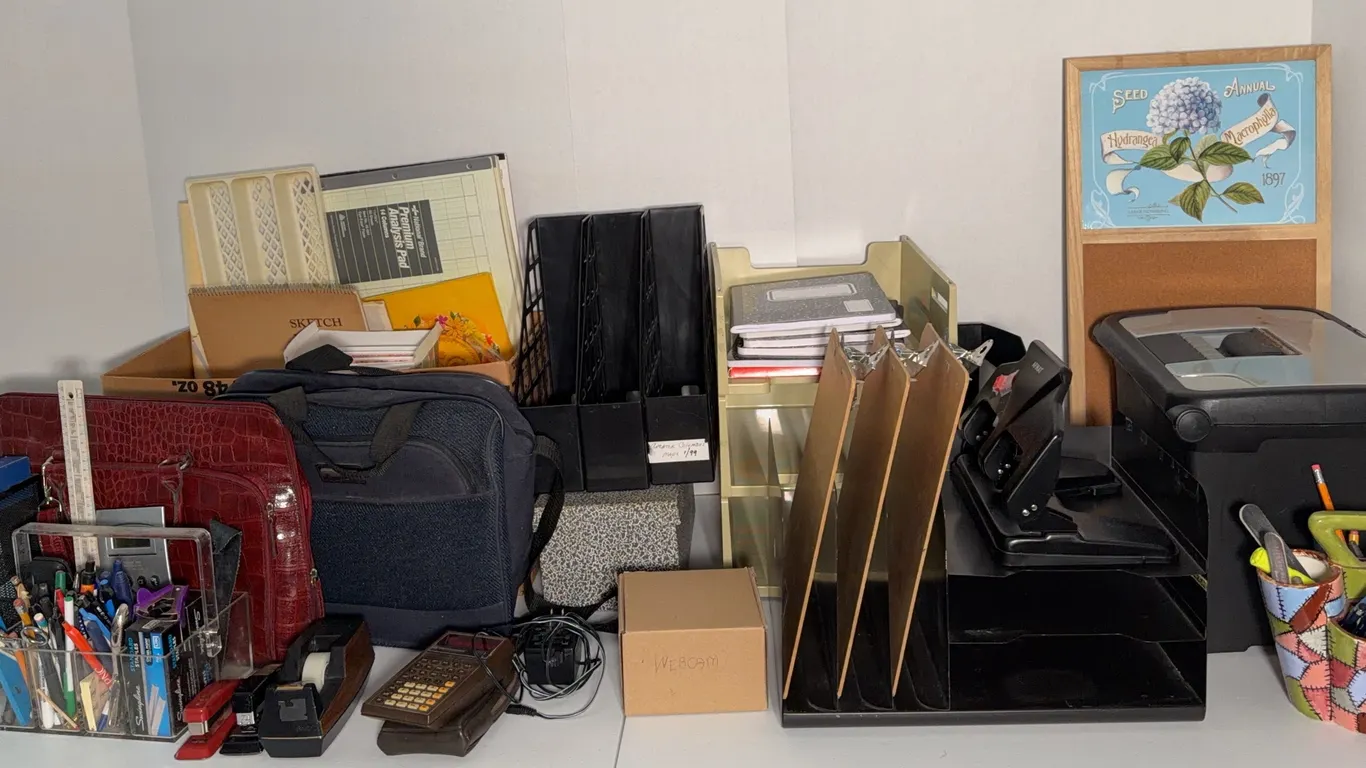 Large Collection of Office Supplies & Accessories