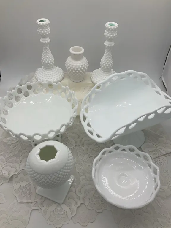 Collection of Mill Glass Pieces, Including Westmoreland