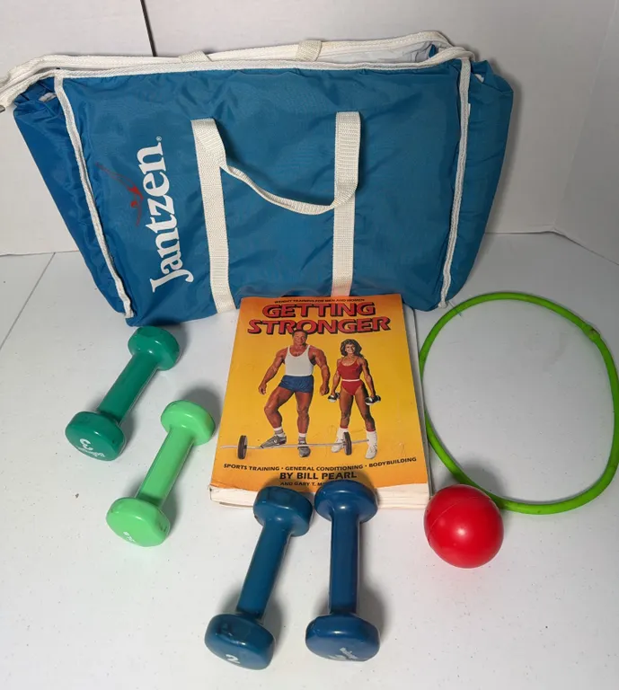 Exercise Equipment, Including Cooler, Dumbbells & More