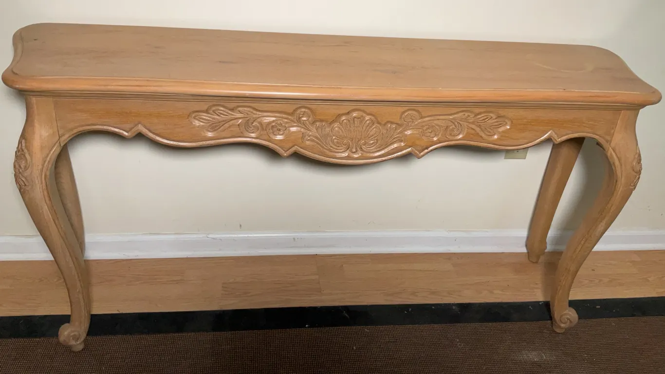 Vintage French Provincial Style Sofa Table