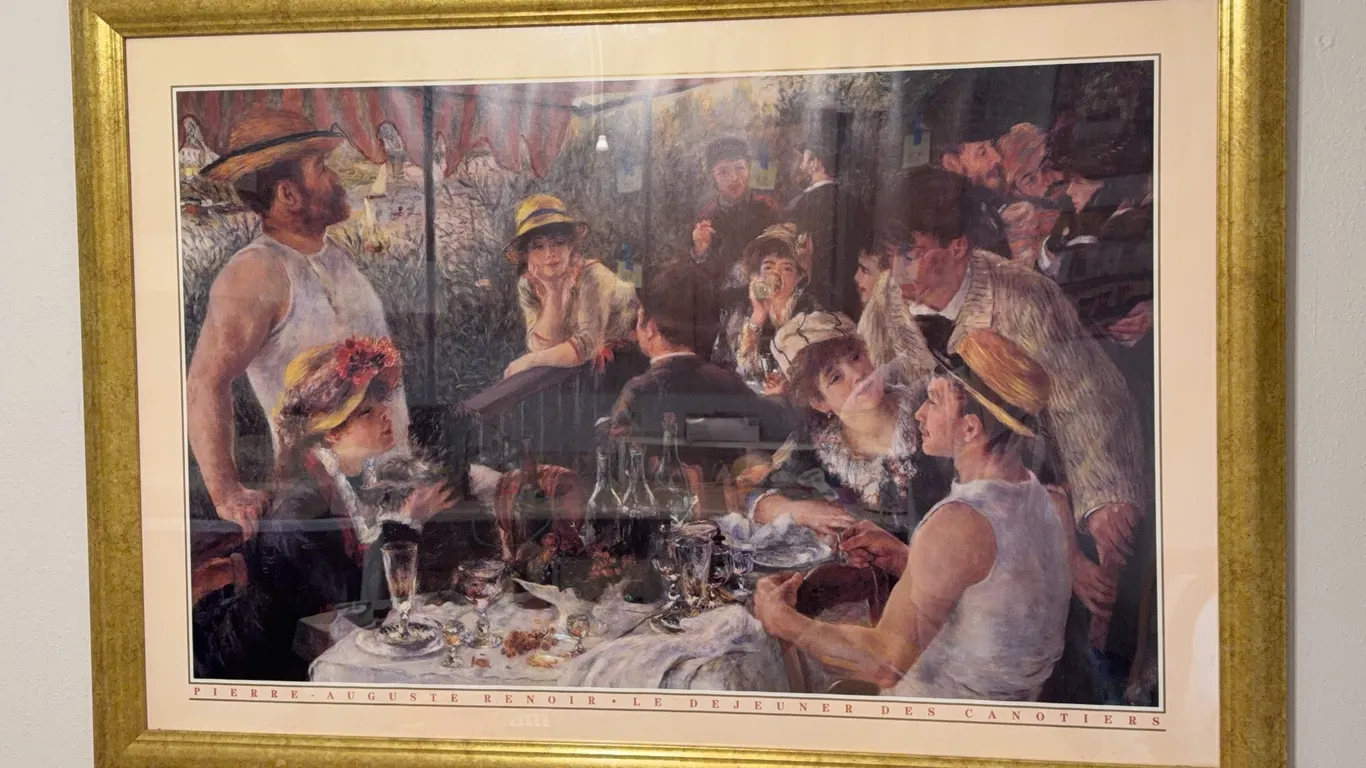 Framed Pierre-Auguste Renoir “Luncheon of the Boating Party” Art Print