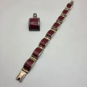 Sterling Silver Bracelet, Pendant