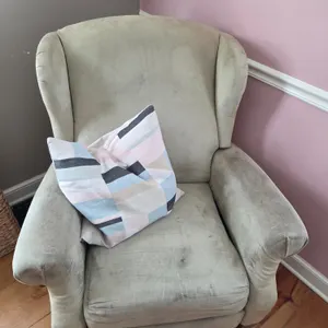 Chair with pillow