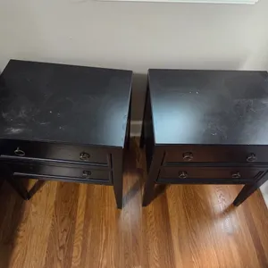Pair of matching endtables