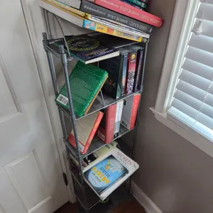 Book shelf with books