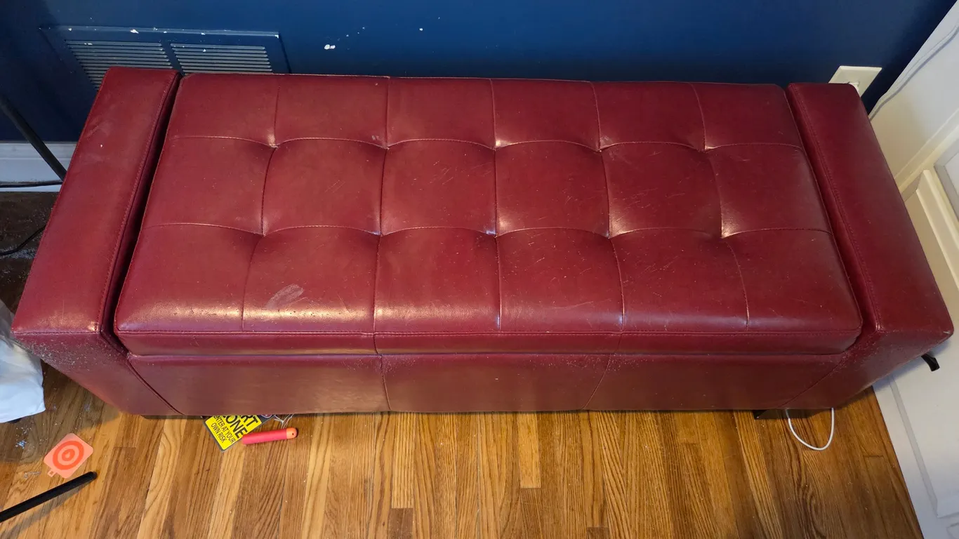Red Ottoman