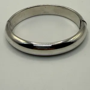 Sterling Silver Hinged Bangle