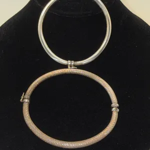 Sterling Hinged Bangle Bracelets