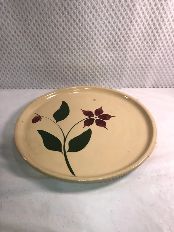 Watt Pottery Starflower Pattern #49 Serving Platter