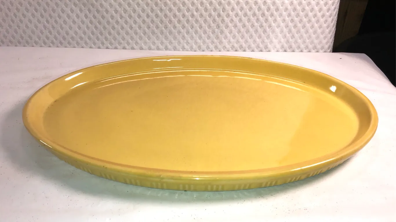 Rare Pottery Serving Platter #656 Ovenproof USA