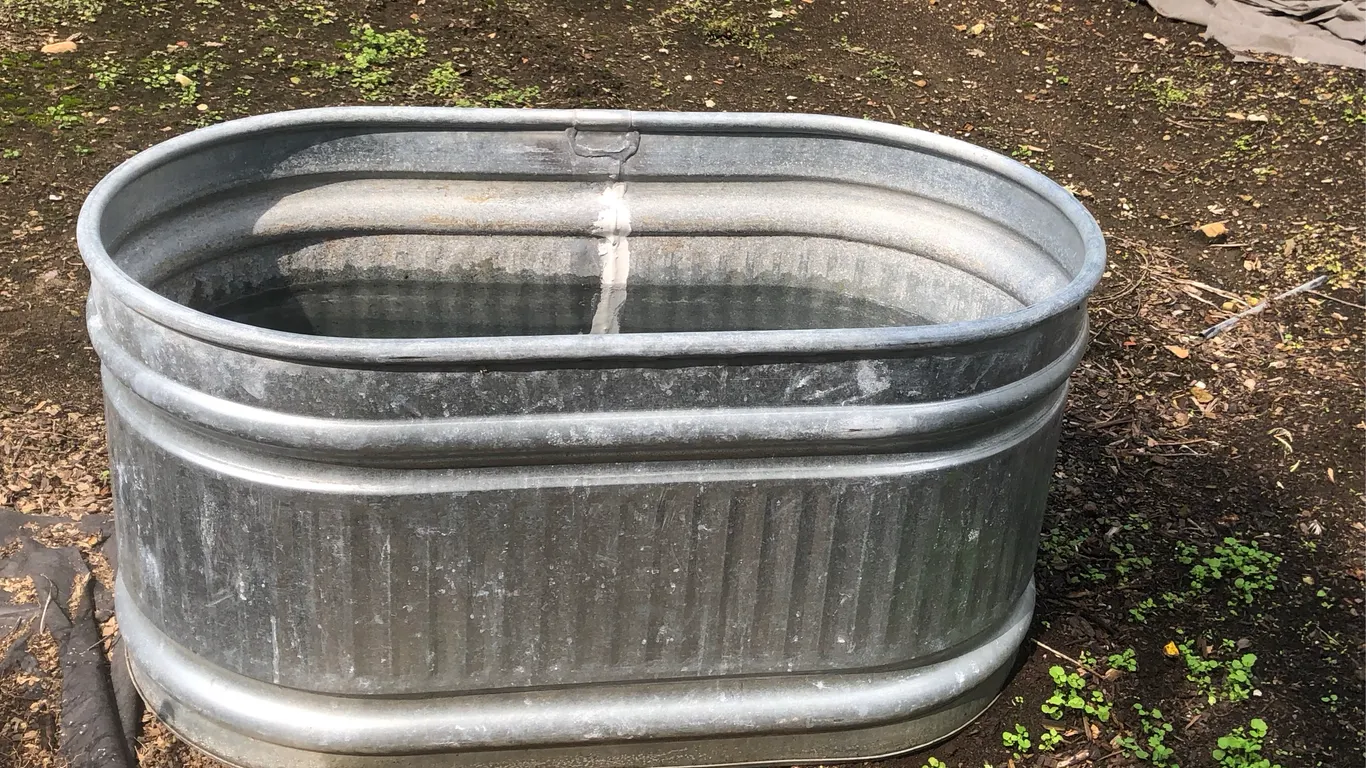 Galvanized Water Trough