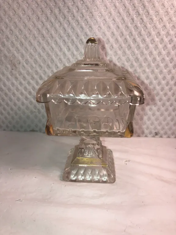 Jeannette Glass Pedestal Candy Dish