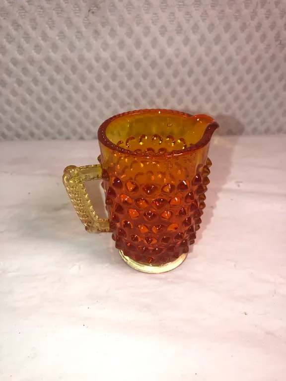 Fenton Amberina Miniature Pitcher
