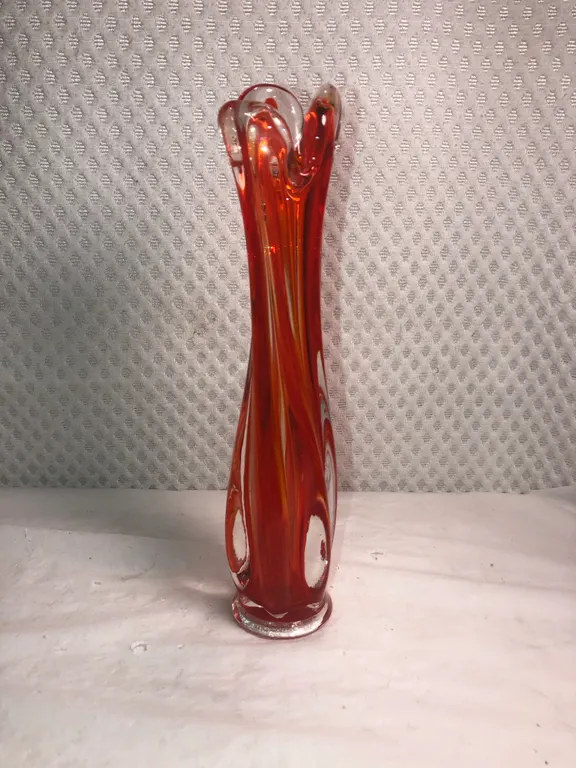 Swung Art Glass Vase