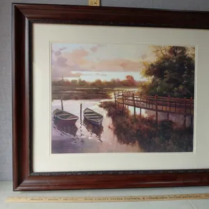 Out On The Lake Print 36"X30"