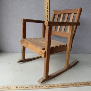 Child/Doll Size Wooden Rocker 12"X16"X17.5" (Loose)