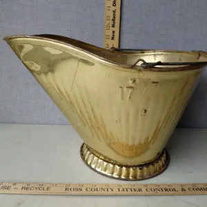 Metal Coal Bucket 17"X13"X11"