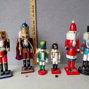 Assorted Wooden Nutcrackers, Minor Damage/Needs Minor Repair